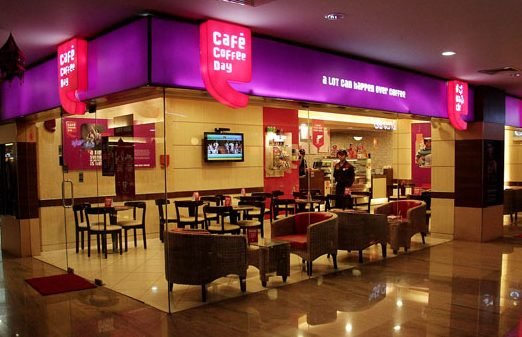 cafe coffee day inside galaxy mall