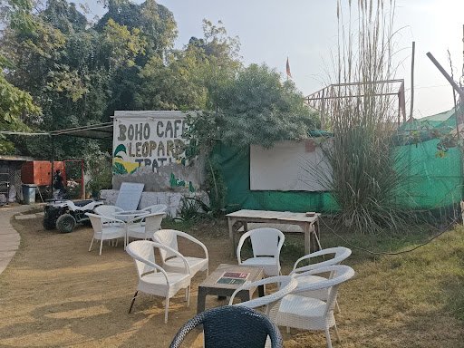Boho Cafe Leopard Trail