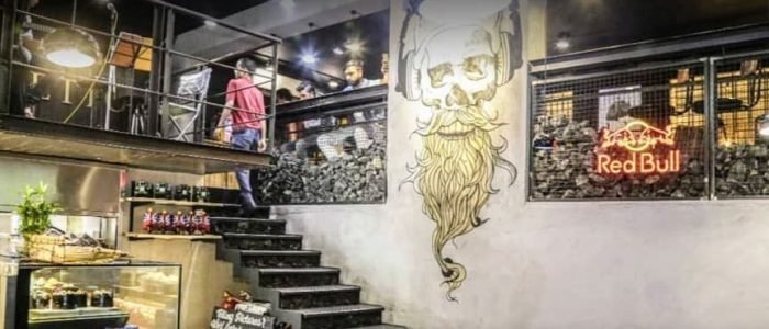 ristretto behind the rods