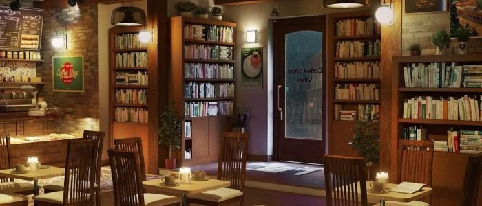 the cafe library